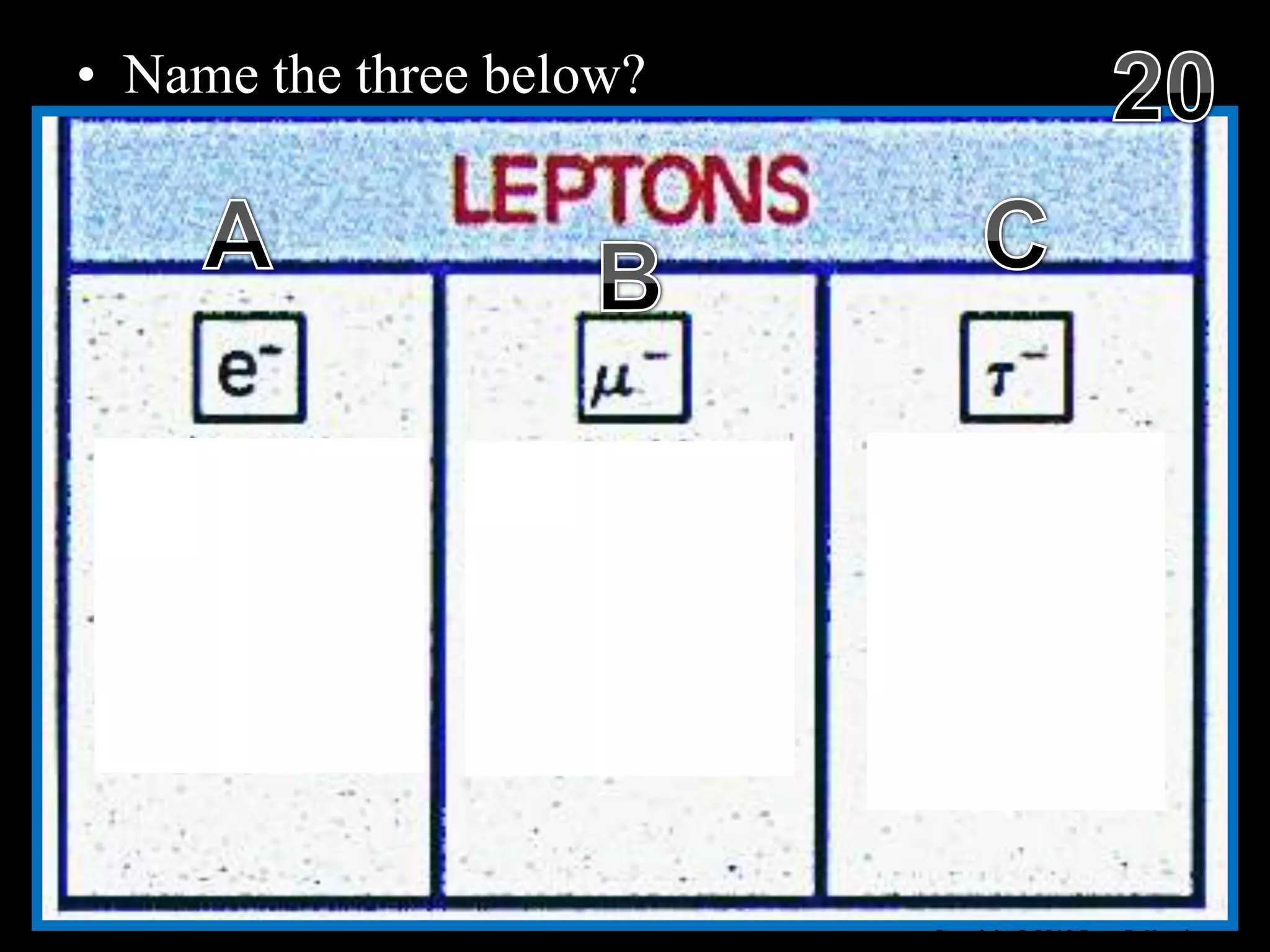 • Name the three below?
Copyright © 2010 Ryan P. Murphy
 