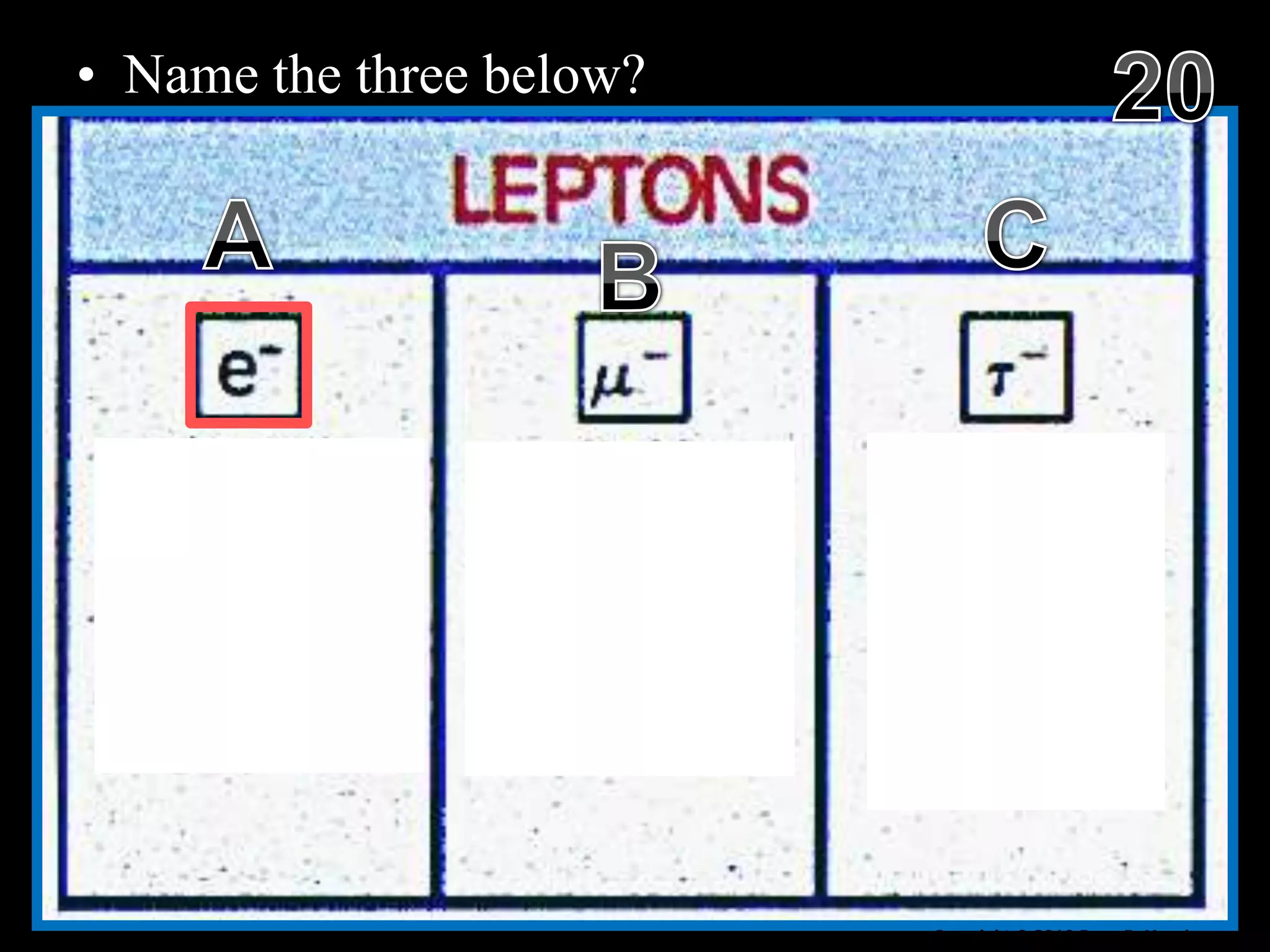 • Name the three below?
Copyright © 2010 Ryan P. Murphy
 