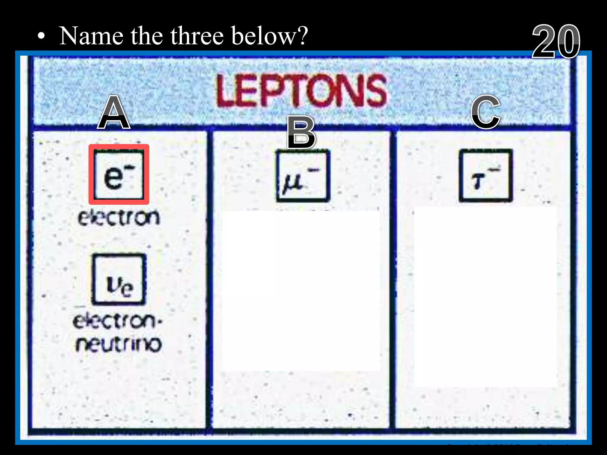 • Name the three below?
Copyright © 2010 Ryan P. Murphy
 