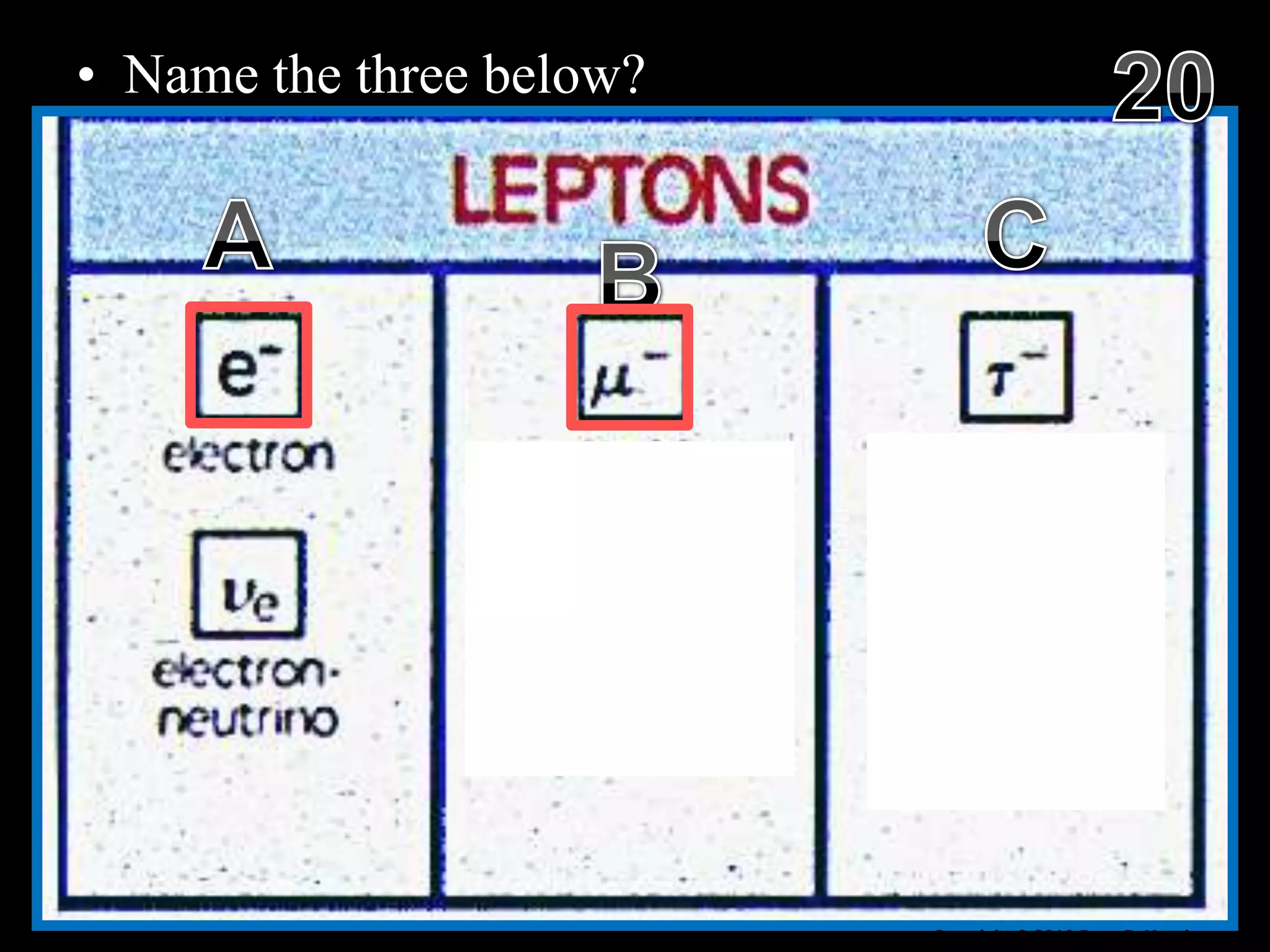 • Name the three below?
Copyright © 2010 Ryan P. Murphy
 