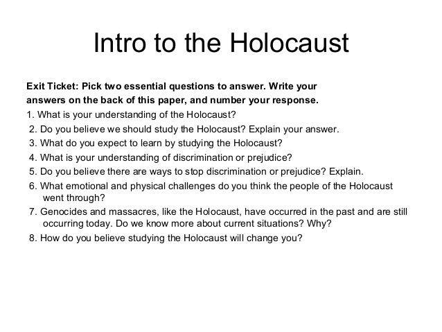 an introduction to the holocaust an introduction to the holocaust