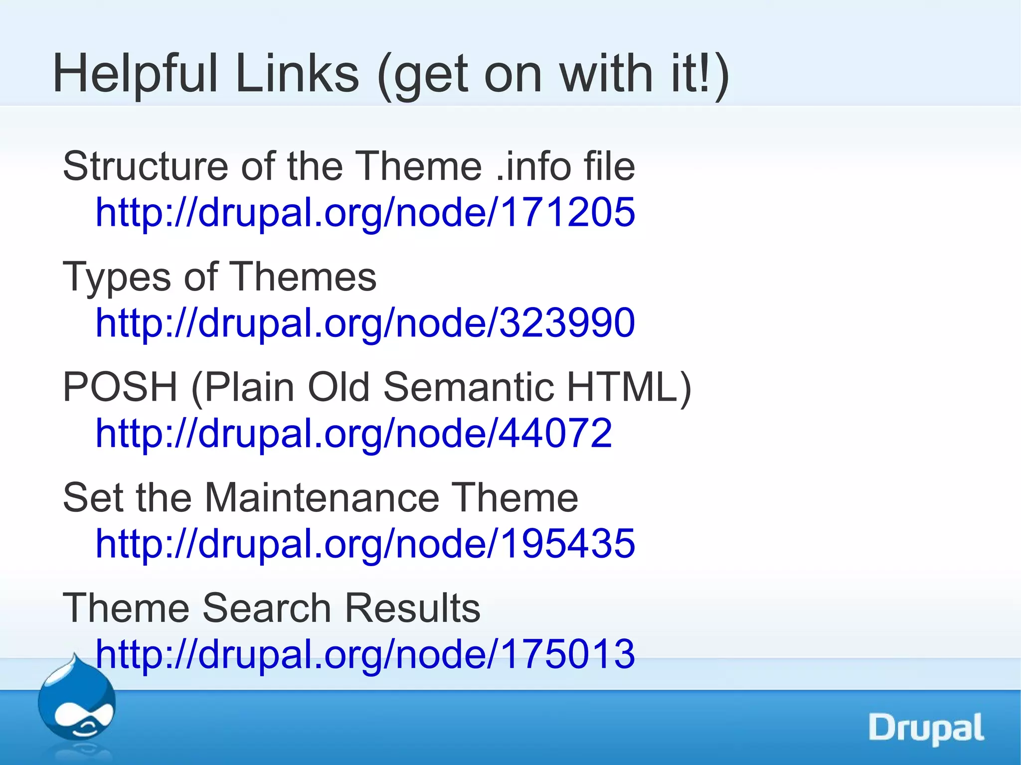 PHP (for themers) <?php print $var; ?> 
