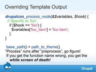 PHP (for themers) <?php print $var; ?> 