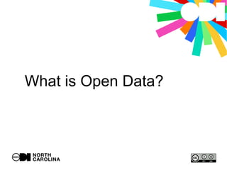 What is Open Data?
 