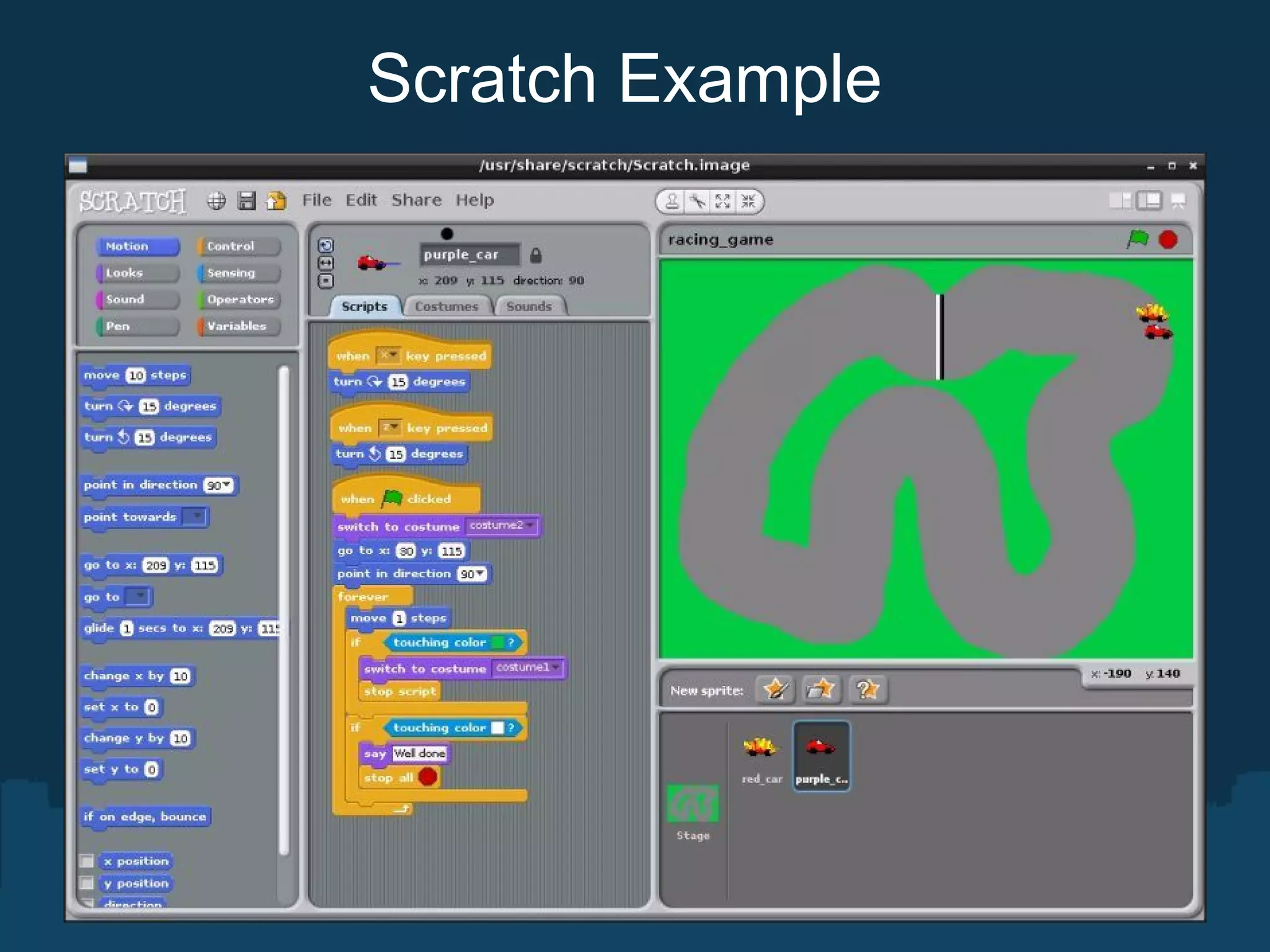 Scratch Example 