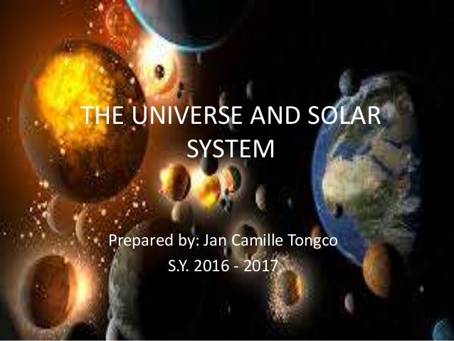 Intro To The Universe And The Solar System
