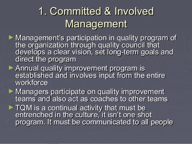an introduction to the total quality management Learn about total quality management in this topic from the free management library. an introduction to the total quality management Learn about total quality management in this topic from the free management library.