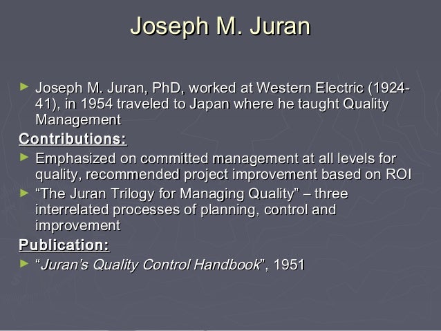 Introduction To Total Quality Management - 