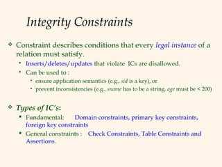 Intro to trigger and constraint | PPT