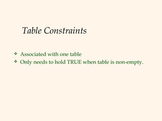 Intro to trigger and constraint | PPT