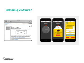 Balsamiq vs Axure?
 