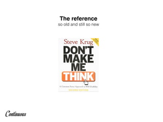 The reference
so old and still so new
 