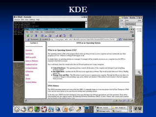 KDE
 