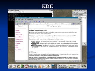 KDE
KDE
 