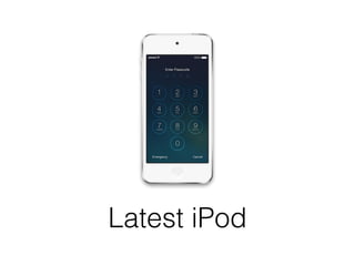 Latest iPod
 