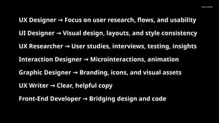 Introduction to User Interface and Experience Design | PPTX