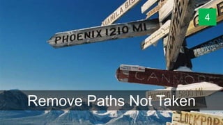 Remove Paths Not Taken
4
 