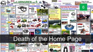 Death of the Home Page
6
 