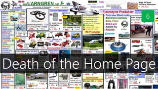 Death of the Home Page
6
 