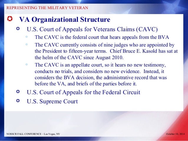 Intro To Va Law Part 2 Nosscr 10 2014