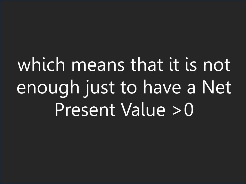 which means that it is