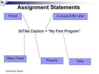 Intro_to_VB.PPT | Programming Languages | Computing