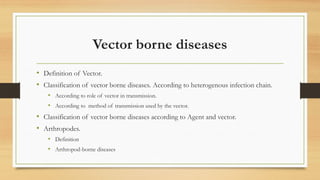 Introduction to vector borne Diseases.pptx