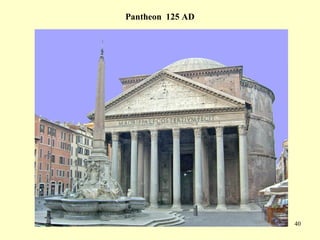 40
Pantheon 125 AD
 