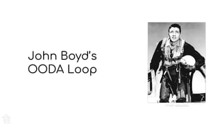 John Boyd’s
OODA Loop
image: wikipedia
 
