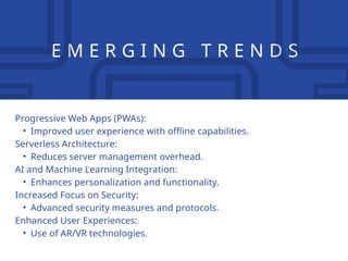 Intro to web apps application and development | PPTX