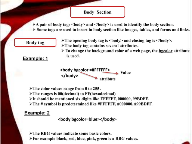 Heading Section in HTML - R.D.Sivakumar | PPT