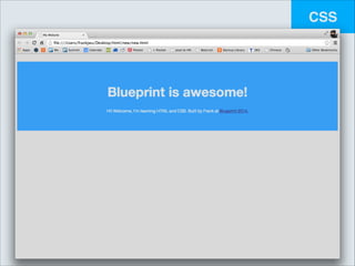 CSS

.top {!
color: #D7E0E6;!
background-color: #0099F8;!
padding: 50px;!
margin: 30px 0 0 0;!
}

 