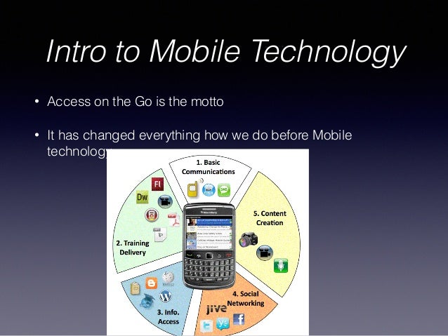 introduction to web mobile technology mobile technology