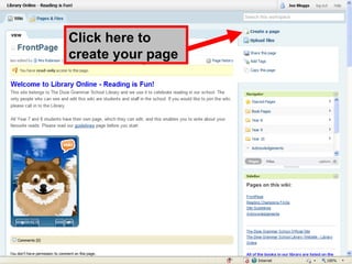 Click here to create your page