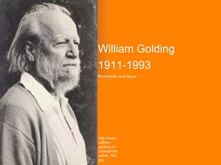 William Golding  1911-1993 Photocredit Jerry Bauer http://www.william-golding.co.uk/board/readerb_WG.jpg 