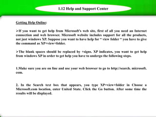 Help and Support Centre in Windows - R.D.Sivakumar | PPTX