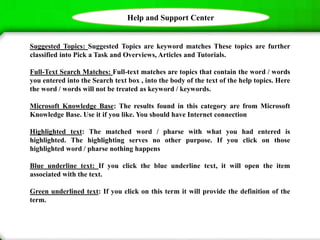 Help and Support Centre in Windows - R.D.Sivakumar | PPTX