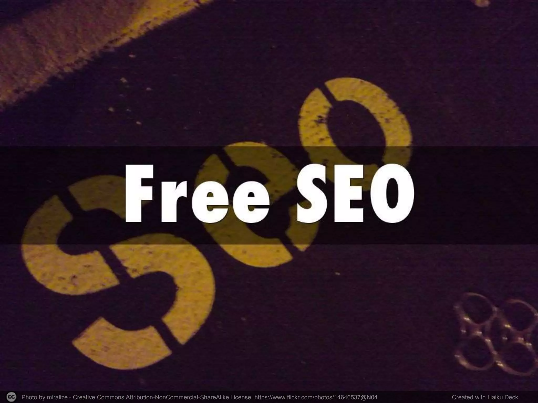 Photo by miralize - Creative Commons Attribution-NonCommercial-ShareAlike License https://www.flickr.com/photos/14646537@N04 Created with Haiku Deck
 