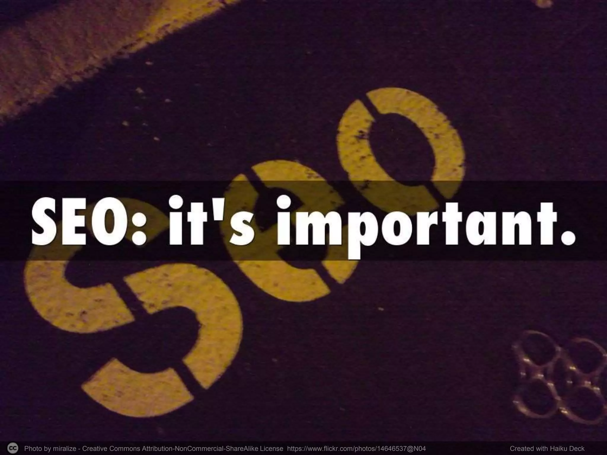 Photo by miralize - Creative Commons Attribution-NonCommercial-ShareAlike License https://www.flickr.com/photos/14646537@N04 Created with Haiku Deck
 