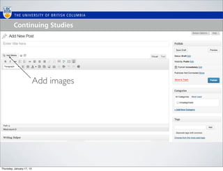 Add images




Thursday, January 17, 13
 