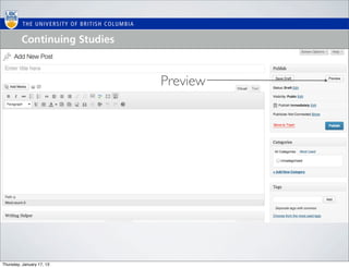 Preview




Thursday, January 17, 13
 
