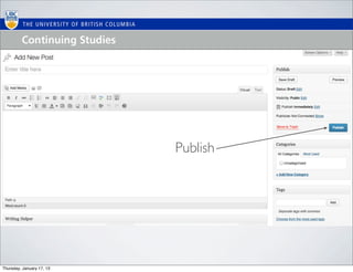 Publish




Thursday, January 17, 13
 