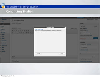 Thursday, January 17, 13
 