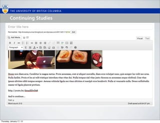 Thursday, January 17, 13
 