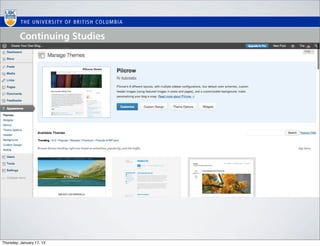 Thursday, January 17, 13
 