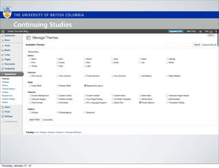 Thursday, January 17, 13
 