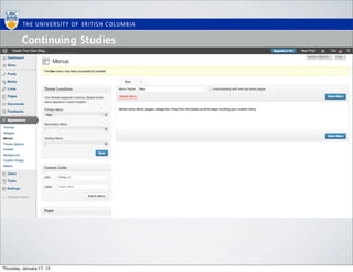 Thursday, January 17, 13
 