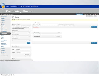 Thursday, January 17, 13
 