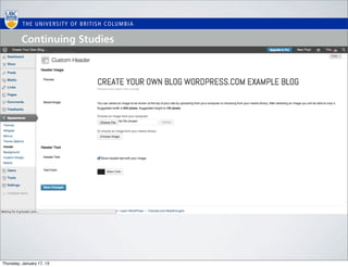 Thursday, January 17, 13
 