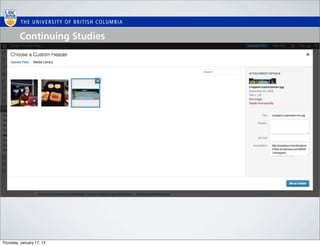 Thursday, January 17, 13
 